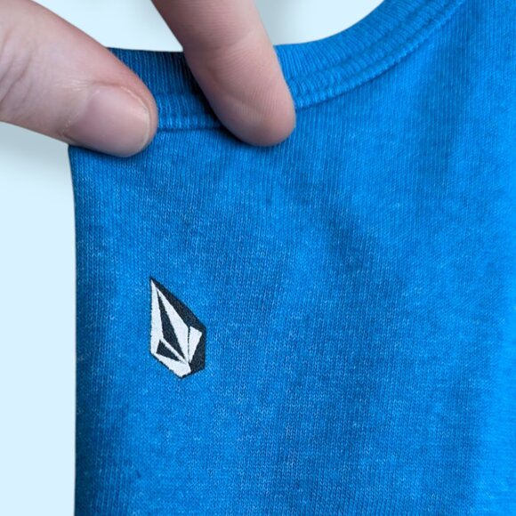 Volcom Blue Graphic Tank Top for Men - Picture 4 of 6